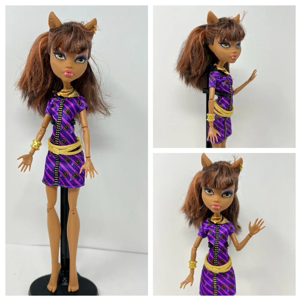 Monster‎ High Clawdeen Wolf Doll Coffin Bean Series Original Gift Toy Fashion